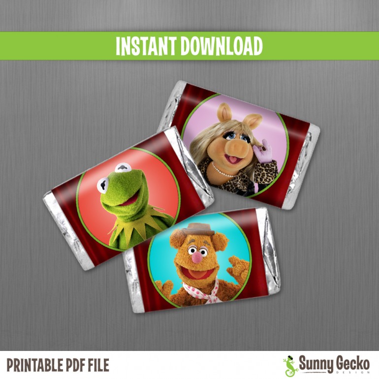 Muppets Birthday Mini Chocolate Wrappers